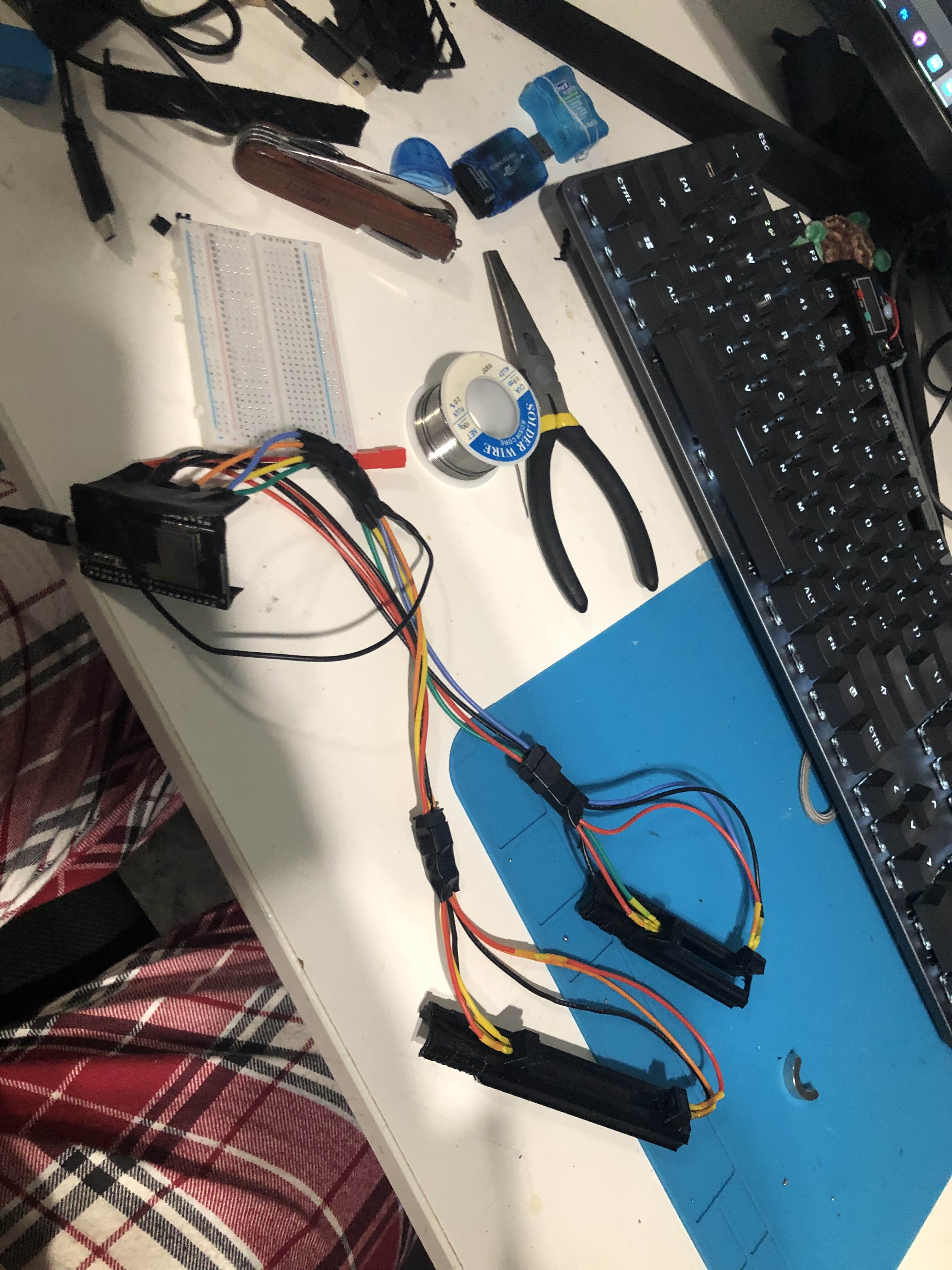 Assembled gear detectors