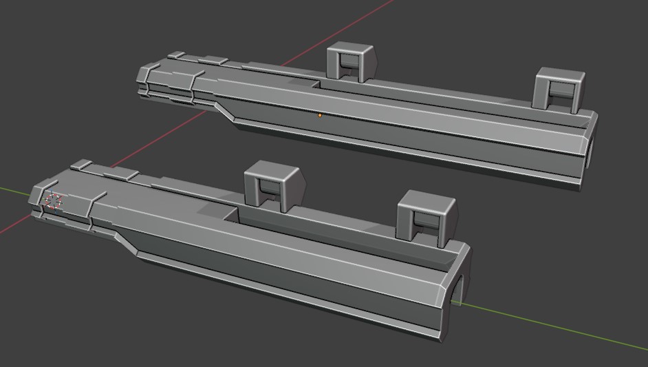 Model of the gear detector housings
