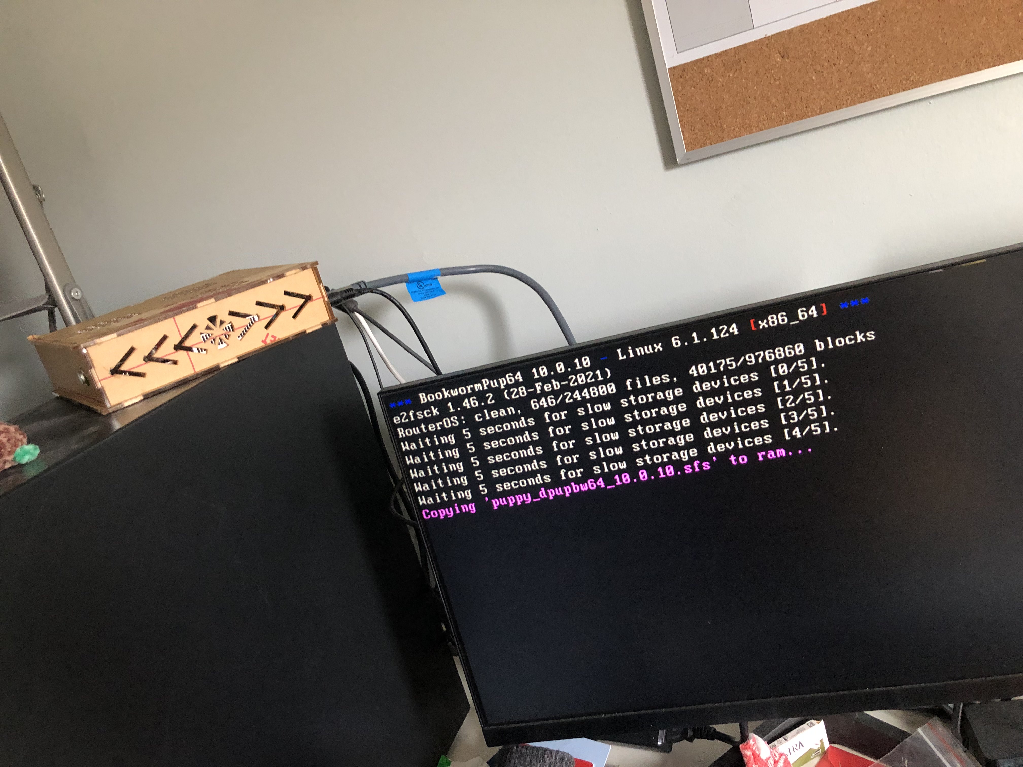 Computer booting up
