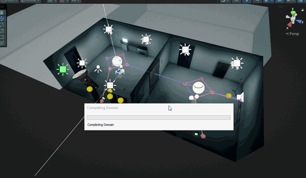 Gif showing debug cheats