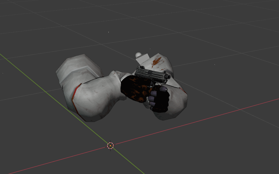 Animation exported in Blender