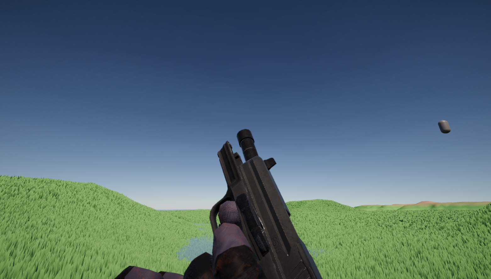 Millions of blades of grass on a landscape